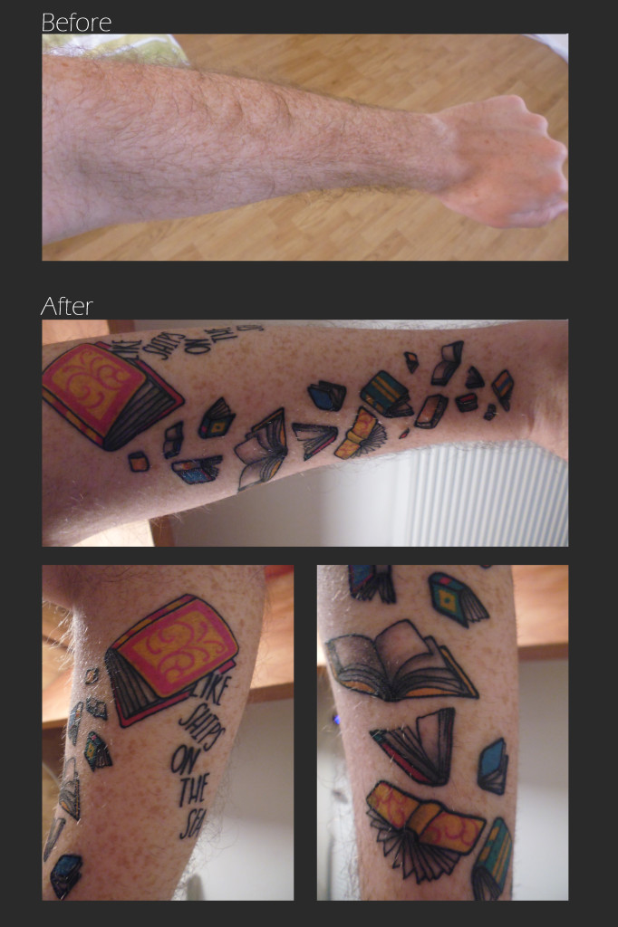 before and after - tattoo